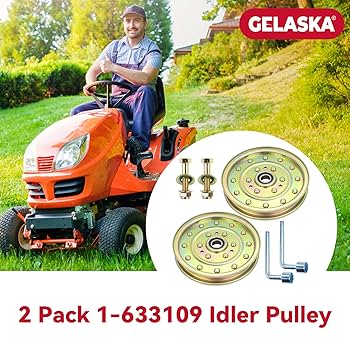 Amazon.com : GELASKA 2 Pack 1-633109 Flat Idler Pulley